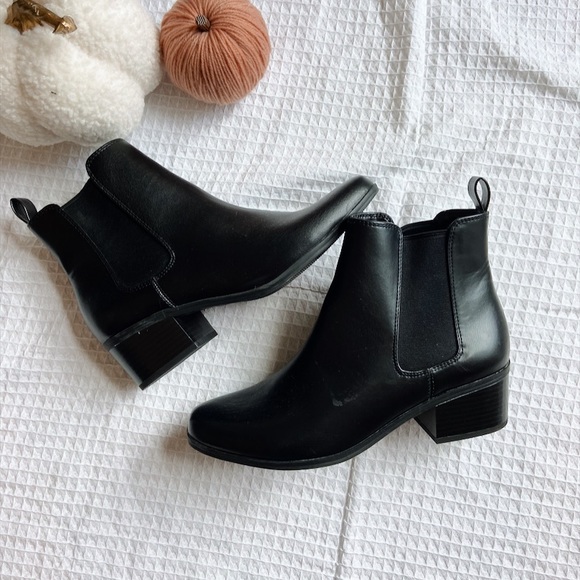 a new day Shoes - A New Day Black Combat Fall Boots